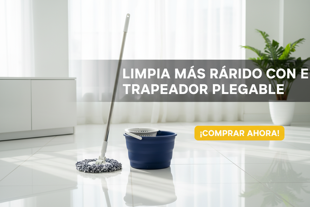 Portada CTA - Limpia más rápido con el trapeador plegable