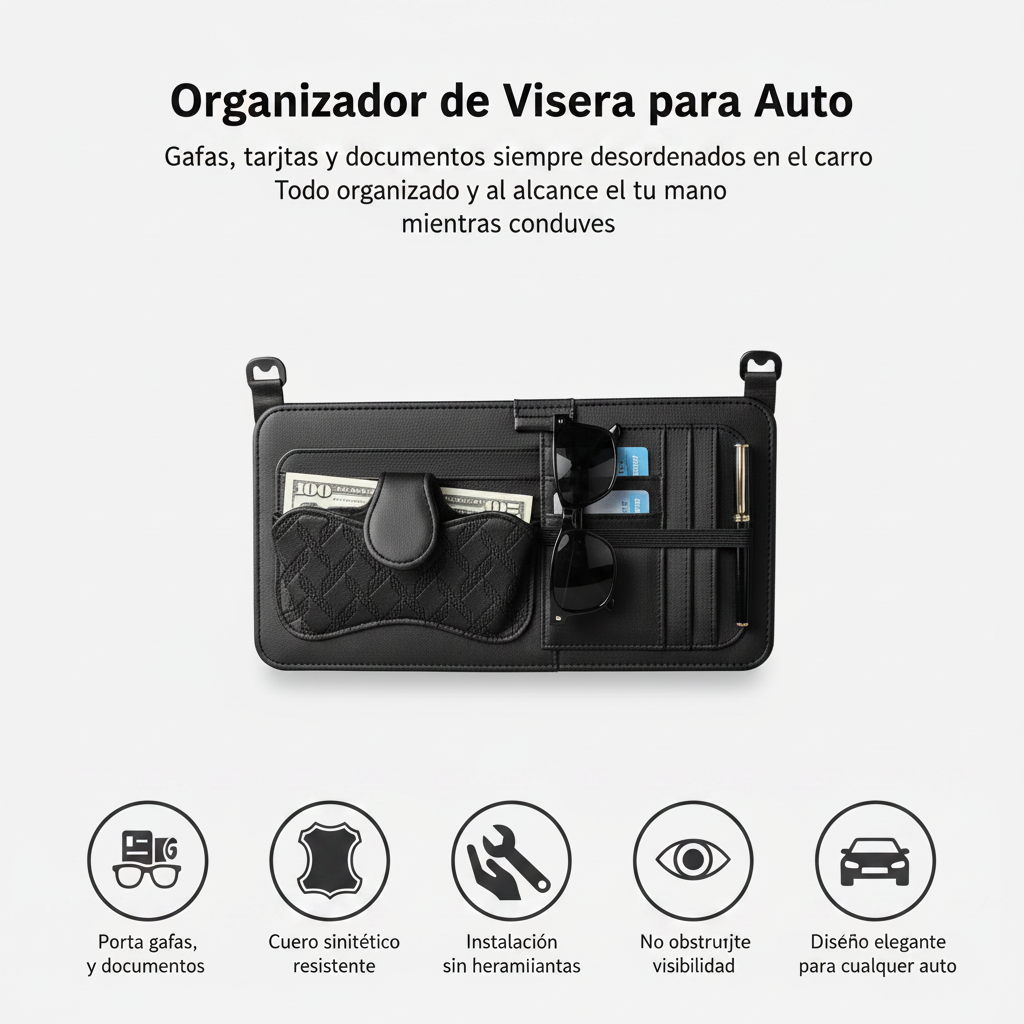 Organizador de Visera - ficha de conversión
