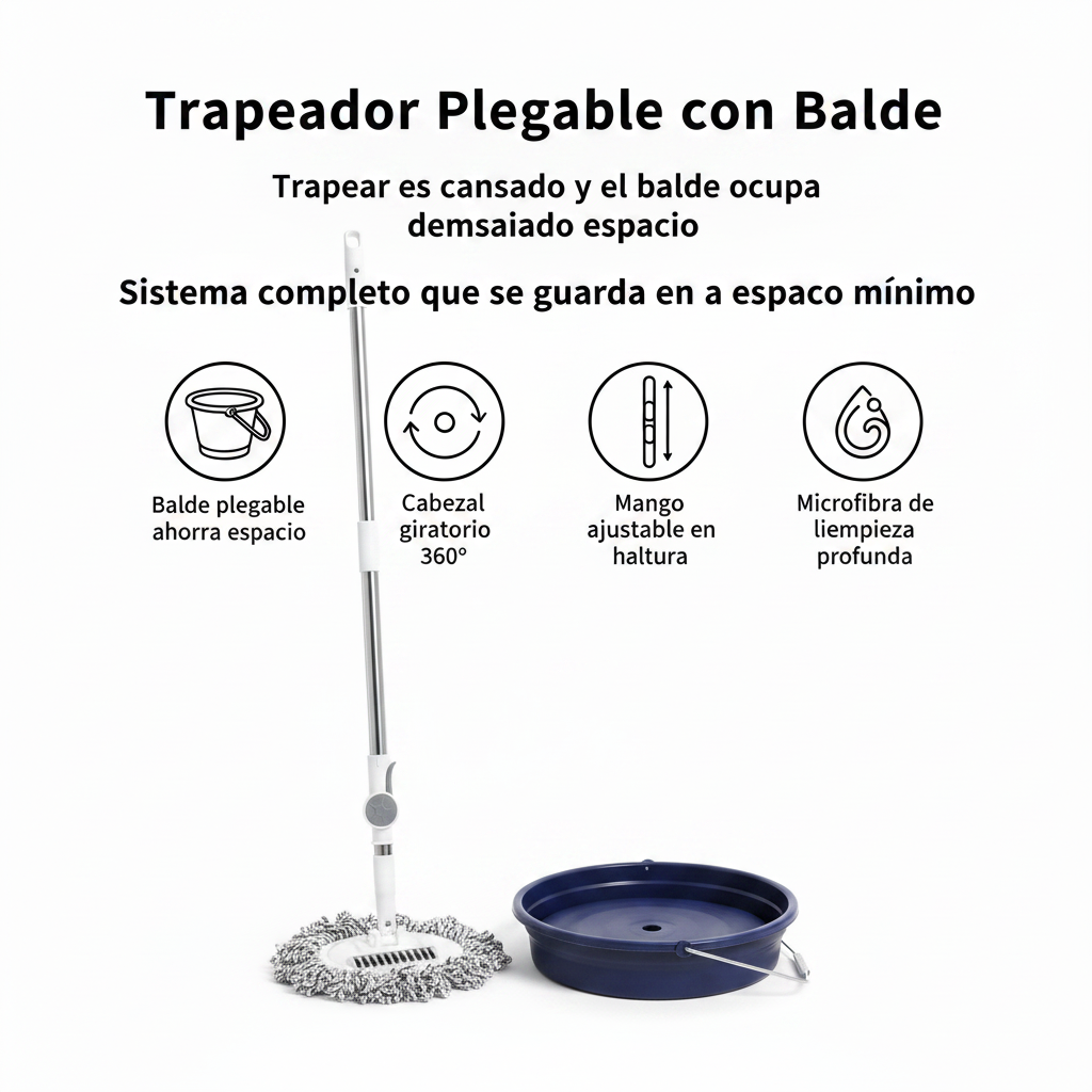 Trapeador Plegable - ficha de conversión