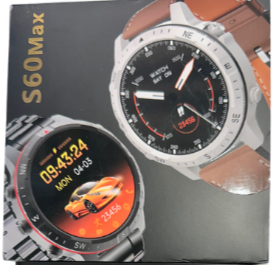Reloj S60 Max - caja presentación dos modelos